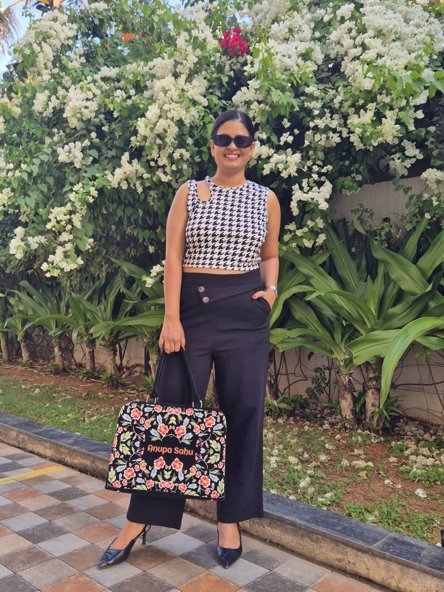 Blooming Art Customized Tote Bag for Women | Rare Canvas