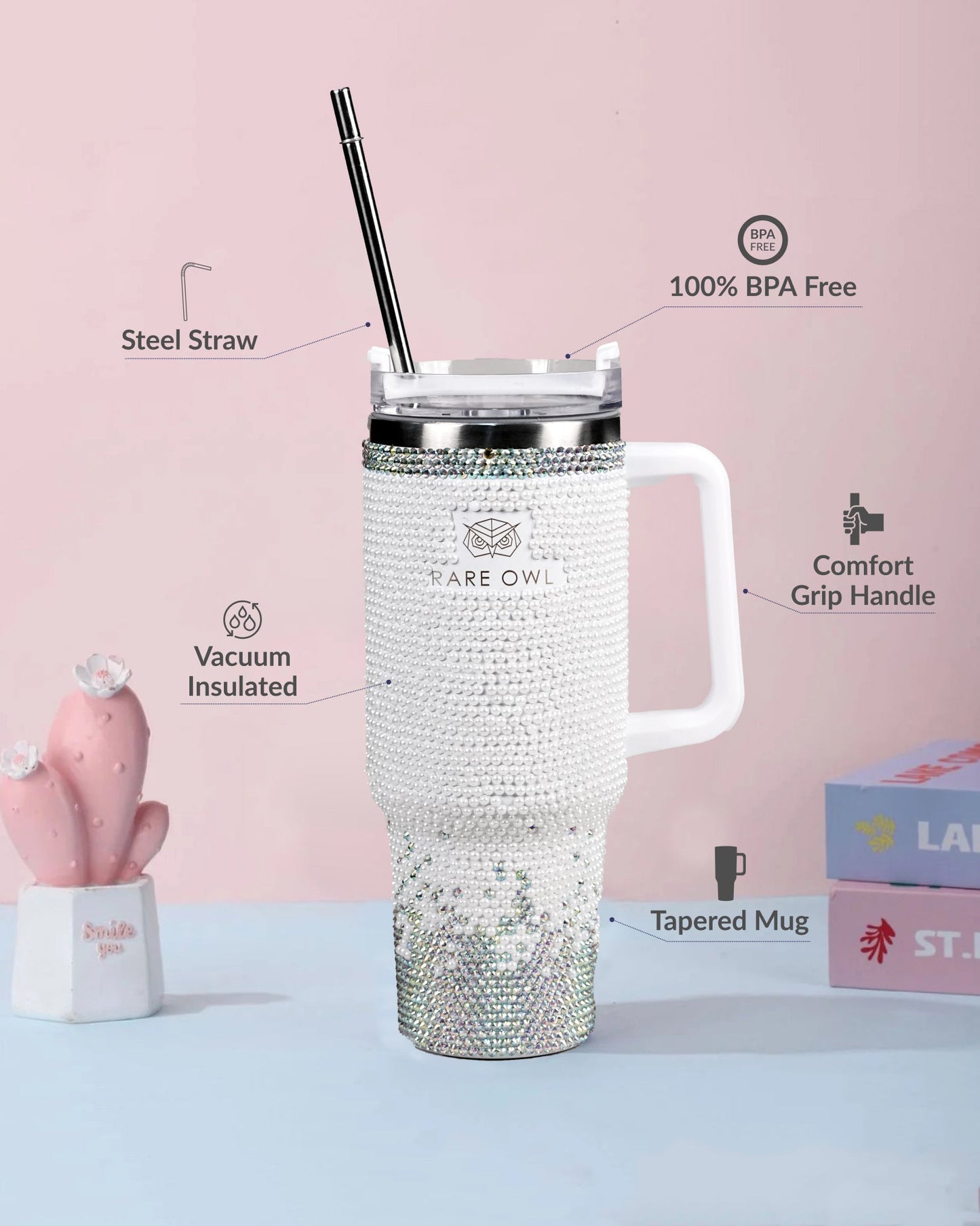 Crystal Luxe Handmade Rhinestone Customized Tumbler