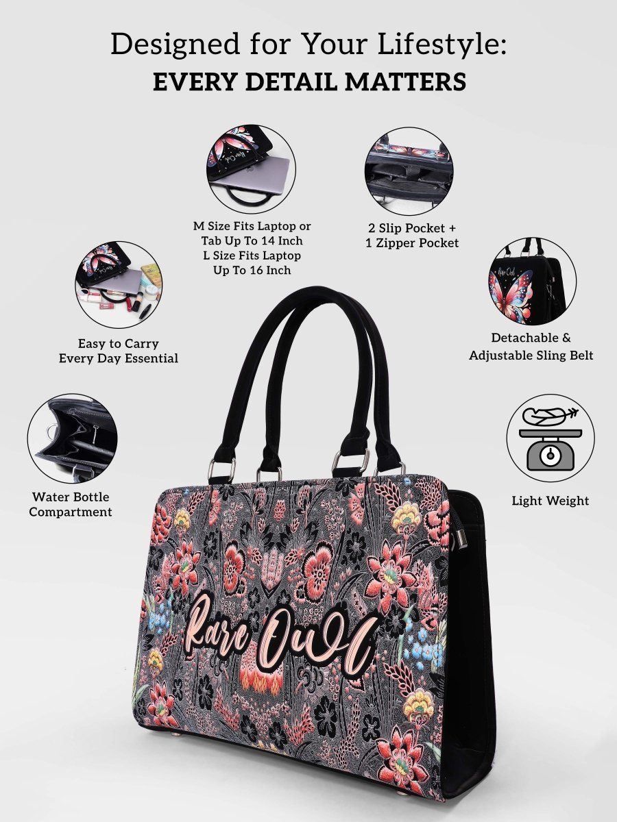 Allure Essence Customized Tote Bag for Women | Rare Canvas