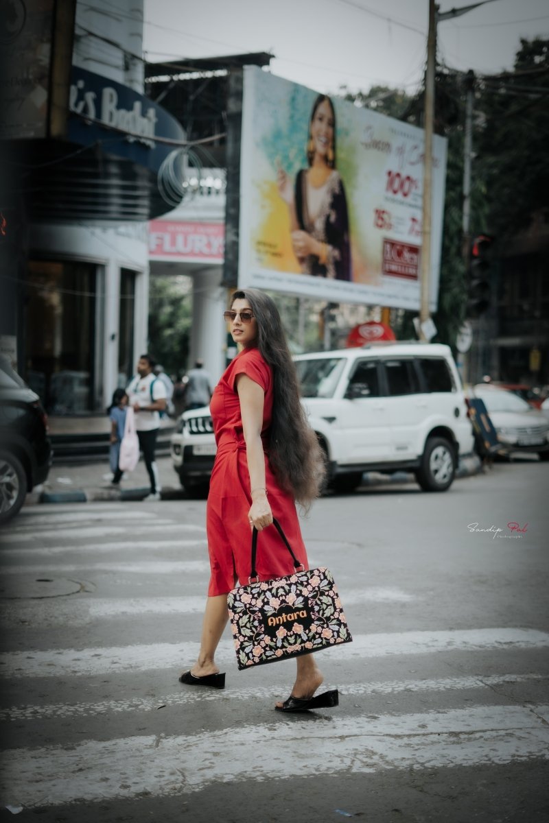 Blooming Art Customized Tote Bag for Women | Rare Canvas