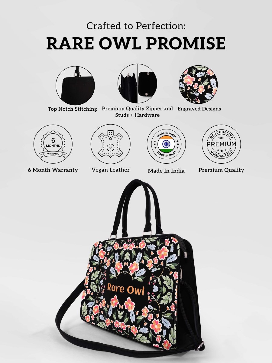 Blooming Art Customized Tote Bag for Women | Rare Canvas