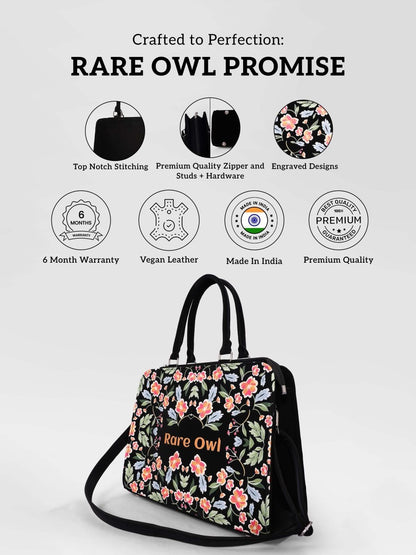 Blooming Art Customized Tote Bag for Women | Rare Canvas