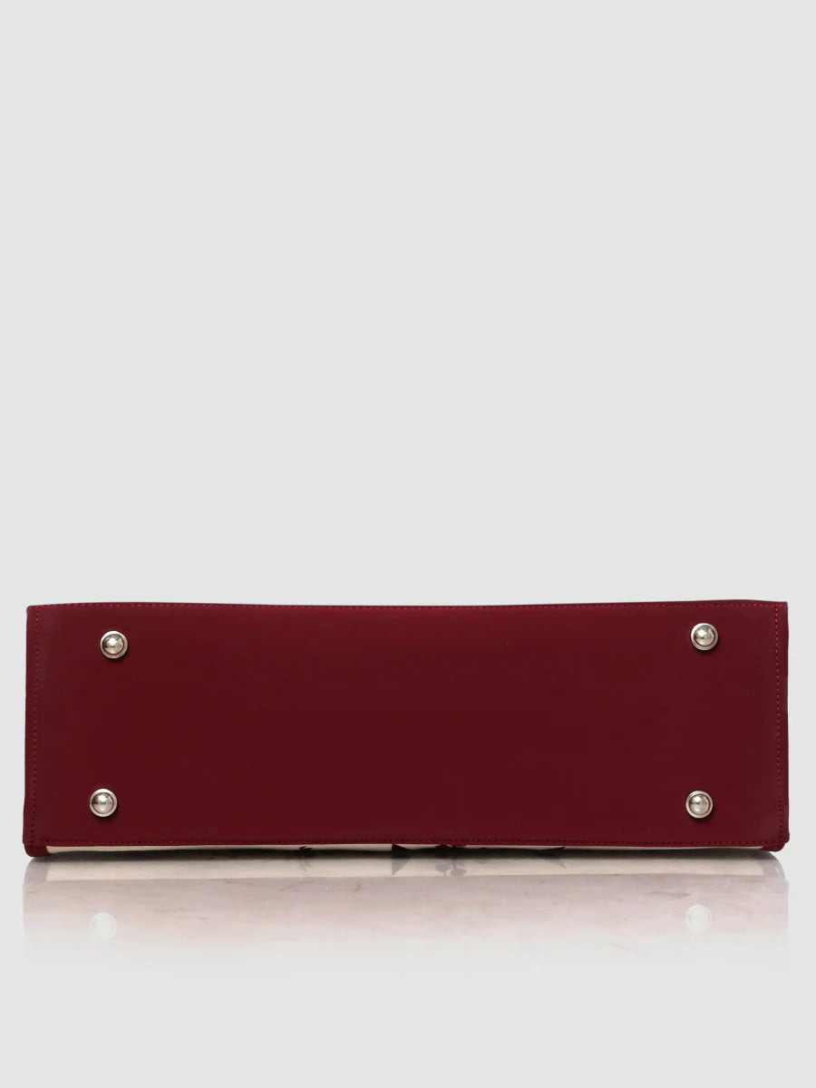 Botanic Bliss Customized Embroidery Tote Bag