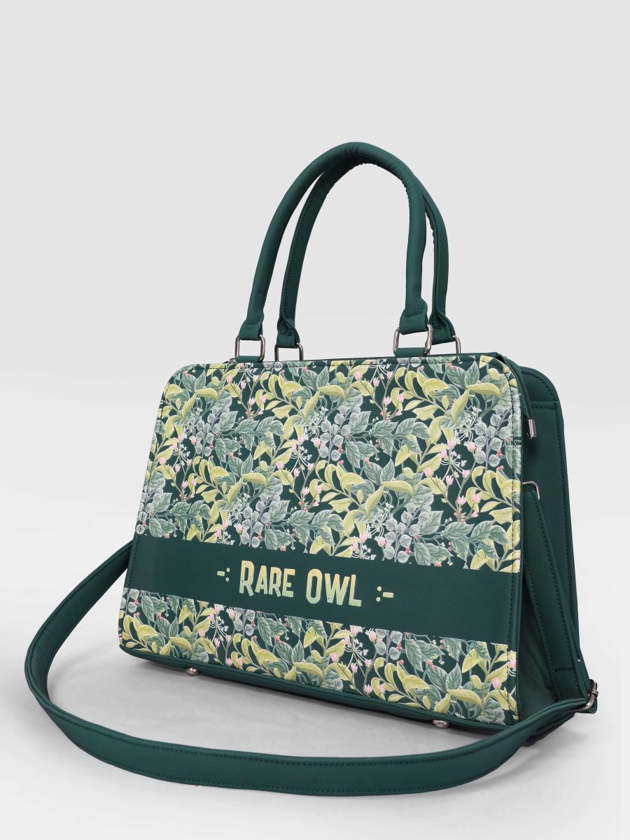 Botanical Grace Customized Tote Bag for Women | Rare Canvas