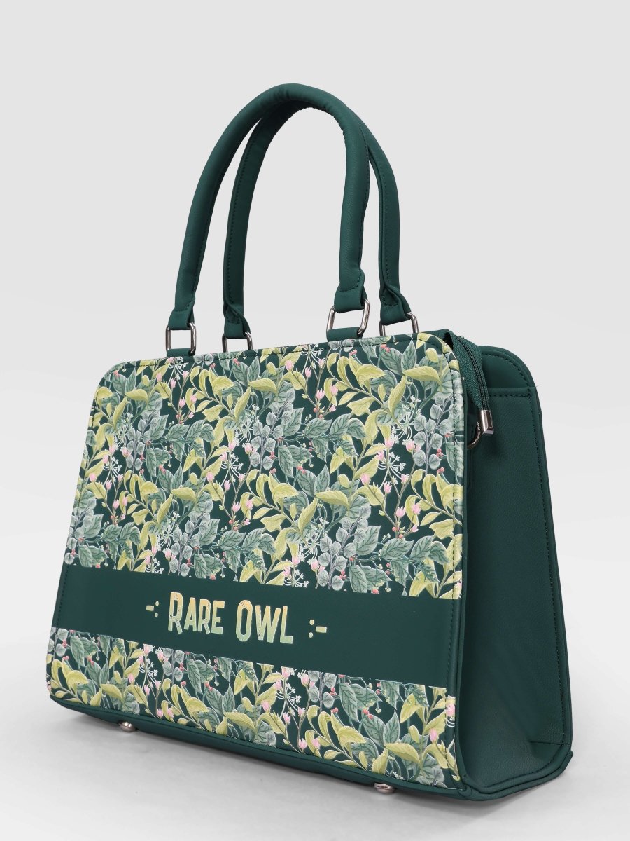 Botanical Grace Customized Tote Bag for Women | Rare Canvas