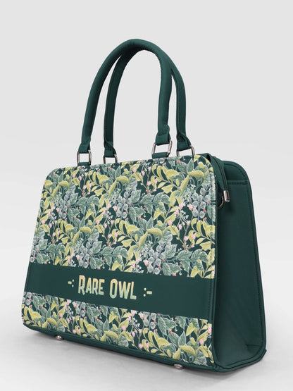Botanical Grace Customized Tote Bag for Women | Rare Canvas