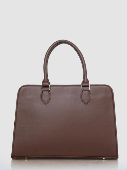 Brown Essence Customized Embroidery Tote Bag