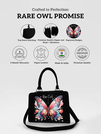 Butterfly Elegance Customized Tote Bag for Women | Rare Minimal