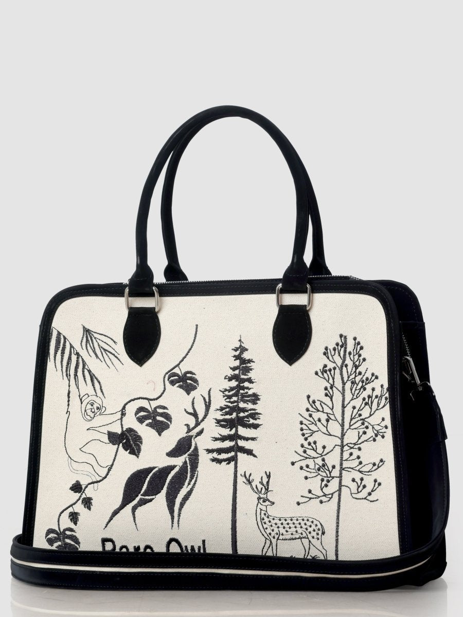 Forest Reverie Customized Embroidery Tote Bag
