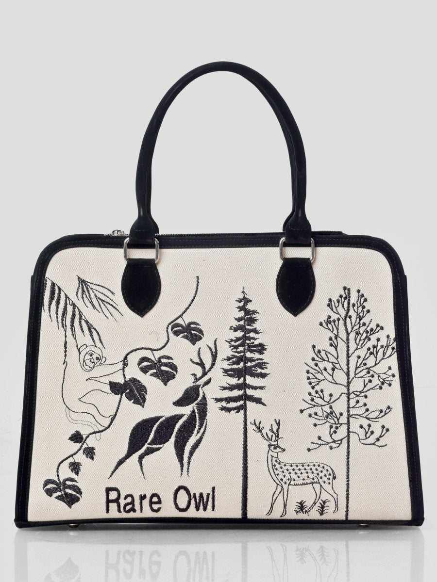 Forest Reverie Customized Embroidery Tote Bag