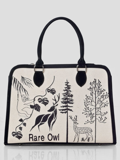 Forest Reverie Customized Embroidery Tote Bag
