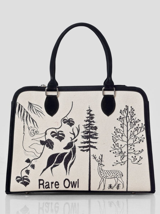 Forest Reverie Customized Embroidery Tote Bag