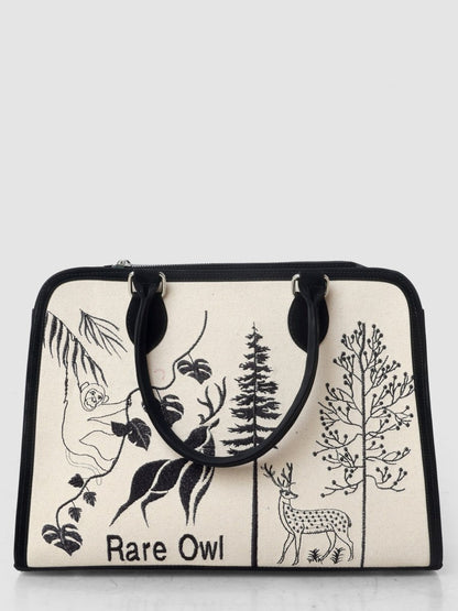 Forest Reverie Customized Embroidery Tote Bag