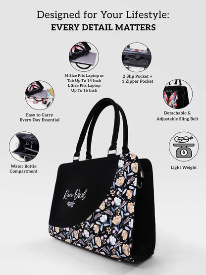 Garden Symphony Customized Tote Bag for Women | Rare Curve
