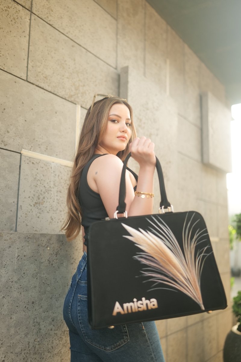 Golden Grain Customized Tote Bag for Women | Rare Minimal