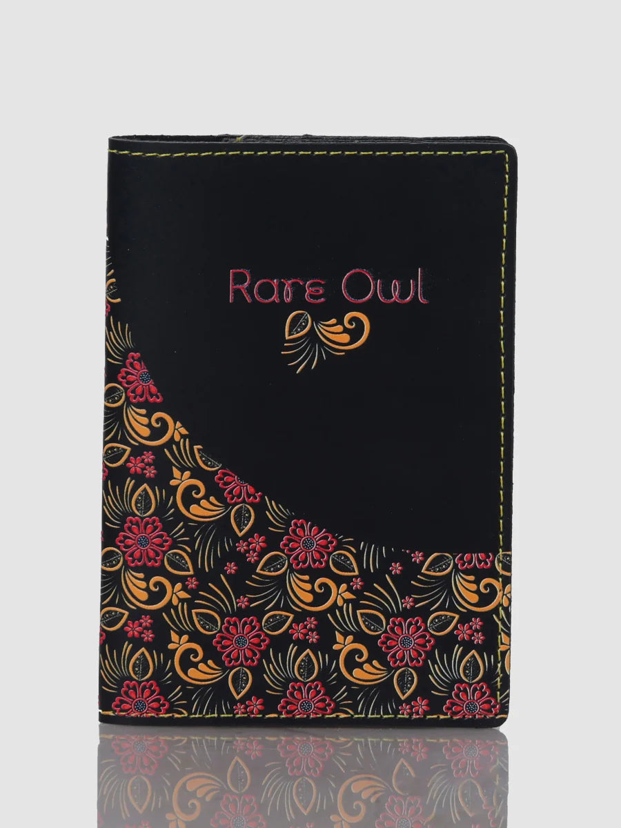 Henna Petals Customized Passport Cover