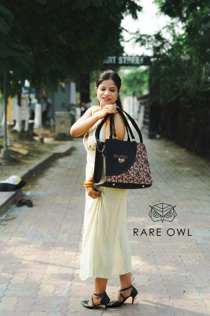 Henna Petals Customized Tote Bag for Women | Rare Curve