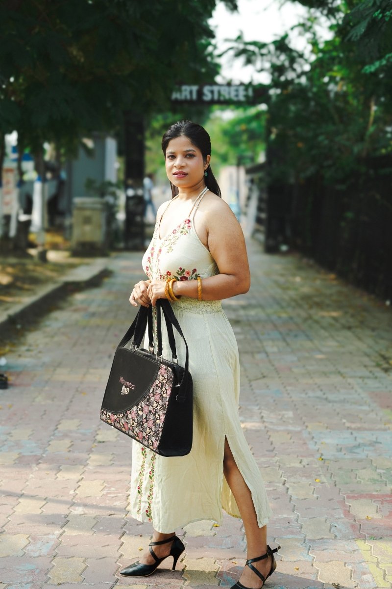 Henna Petals Customized Tote Bag for Women | Rare Curve