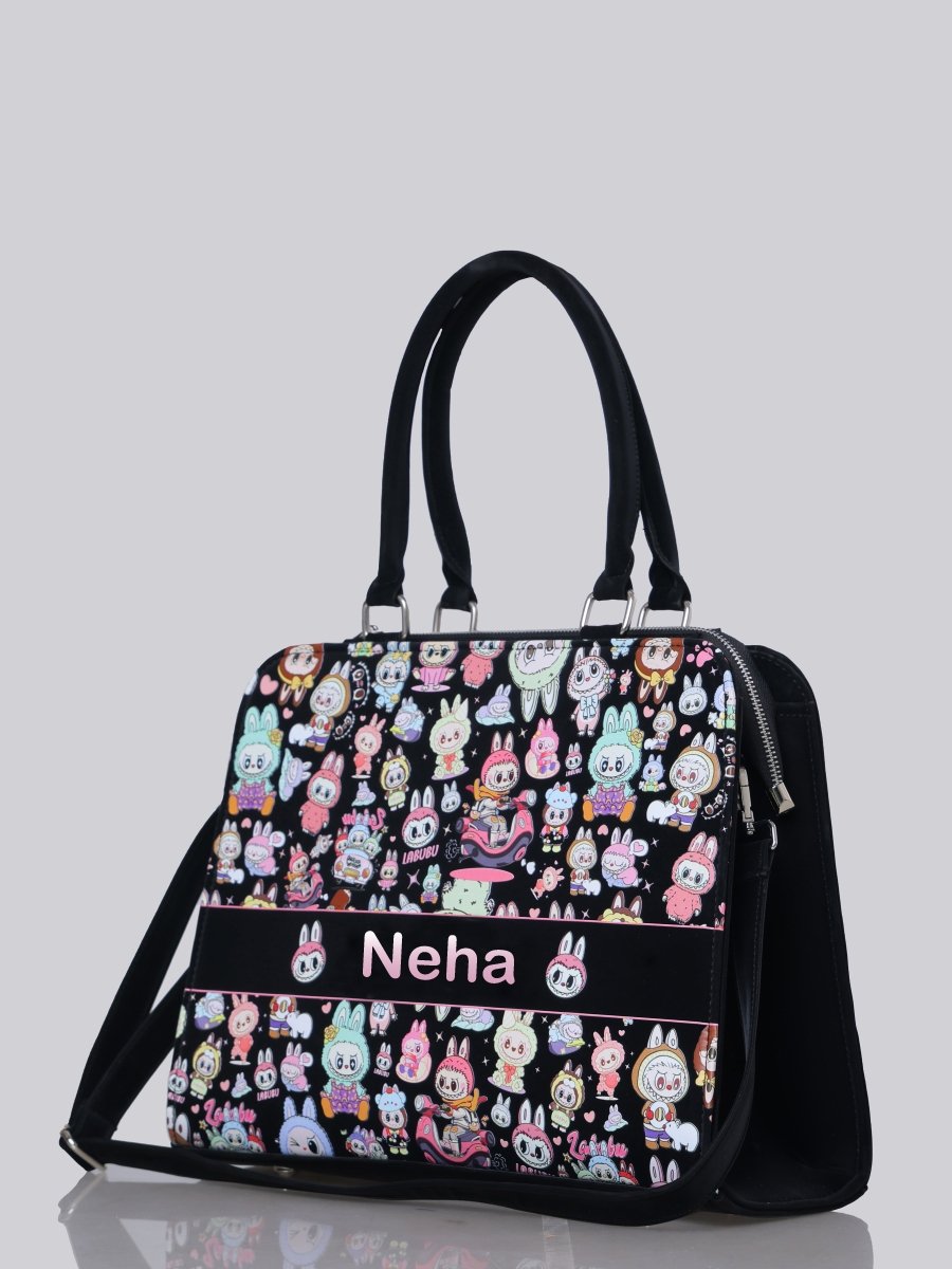 Labubu The Monster Customized Tote Bag for Women | Rare Canvas