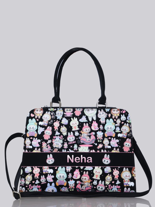 Labubu The Monster Customized Tote Bag for Women | Rare Canvas