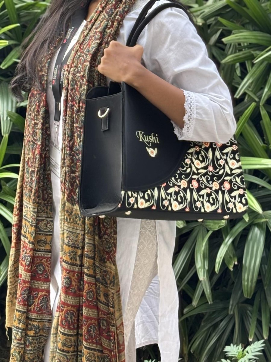 Leafy Serenity Customized Tote Bag for Women | Rare Curve