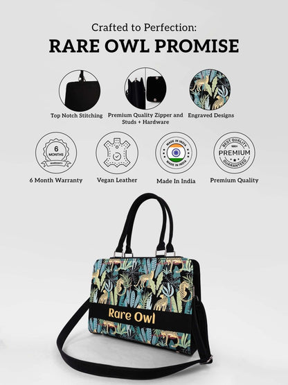 Leopard Luxe Customized Tote Bag for Women | Rare Canvas