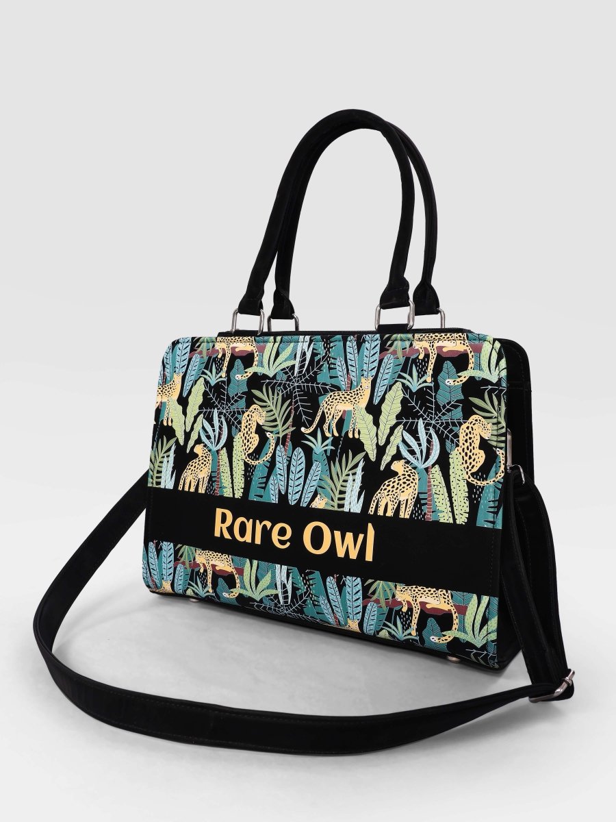 Leopard Luxe Customized Tote Bag for Women | Rare Canvas