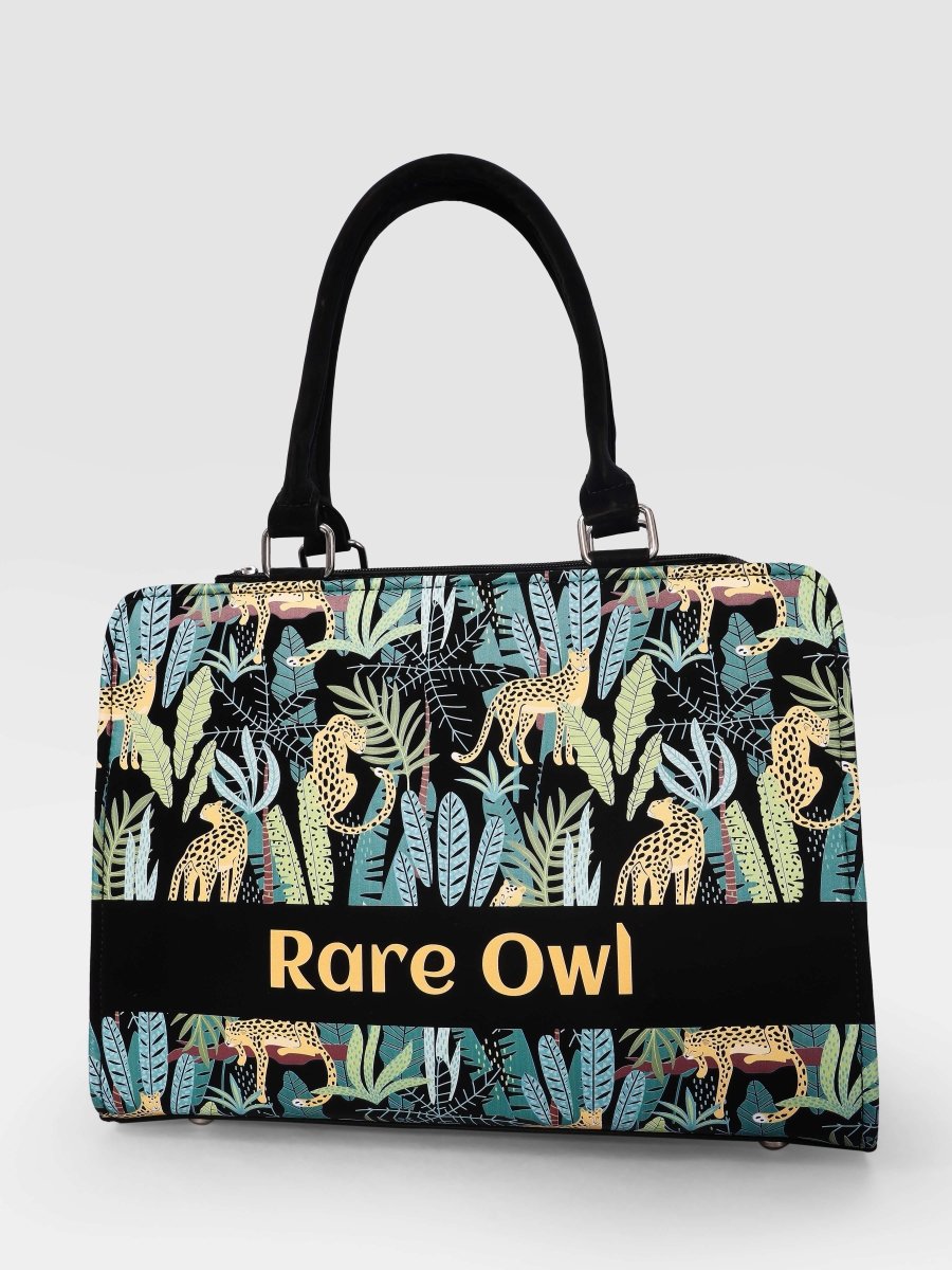 Leopard Luxe Customized Tote Bag for Women | Rare Canvas