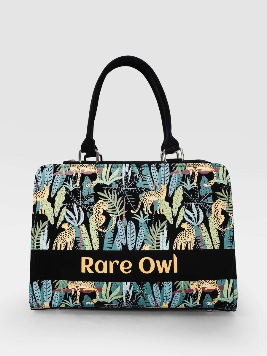Leopard Luxe Customized Tote Bag for Women | Rare Canvas