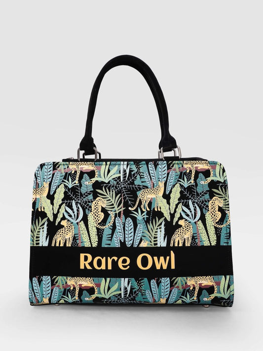 Leopard Luxe Customized Tote Bag for Women | Rare Canvas