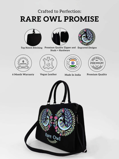 Majestic Peacock Customized Tote Bag for Women | Rare Minimal
