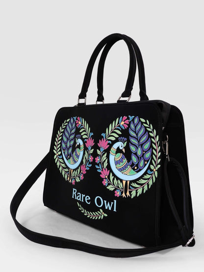 Majestic Peacock Customized Tote Bag for Women | Rare Minimal