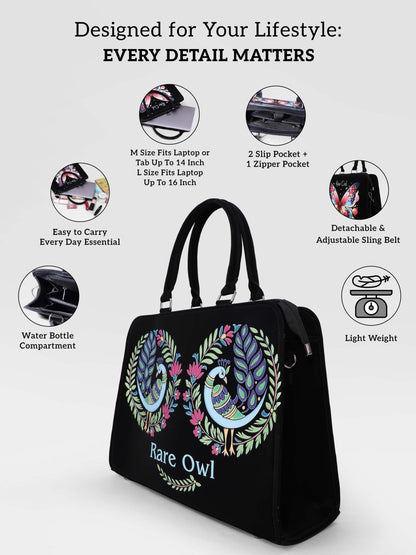 Majestic Peacock Customized Tote Bag for Women | Rare Minimal