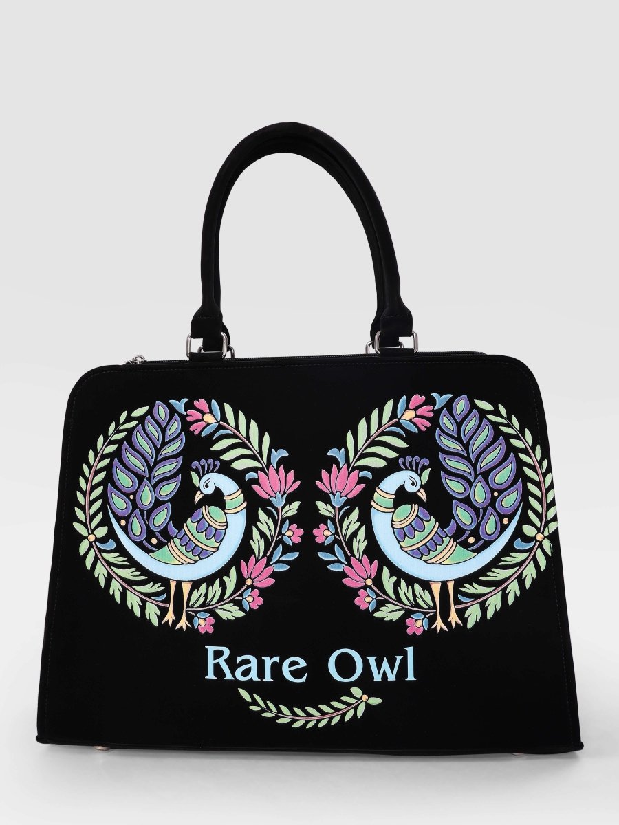 Majestic Peacock Customized Tote Bag for Women | Rare Minimal