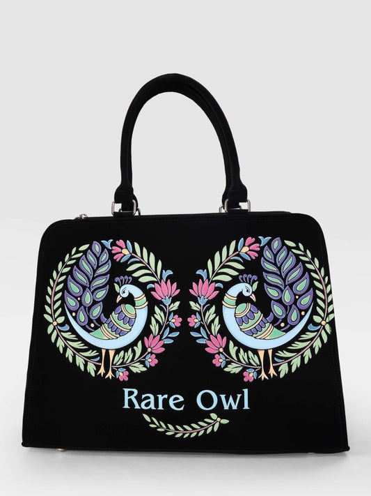 Majestic Peacock Customized Tote Bag for Women | Rare Minimal