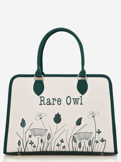 Meadow Bloom Customized Embroidery Tote Bag