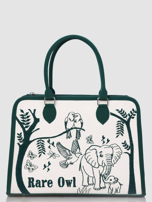Nature’s Bond Customized Embroidery Tote Bag