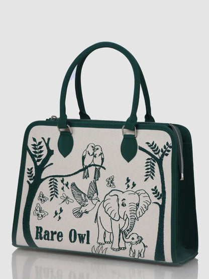 Nature’s Bond Customized Embroidery Tote Bag