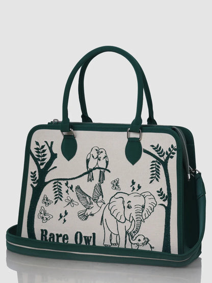 Nature’s Bond Customized Embroidery Tote Bag