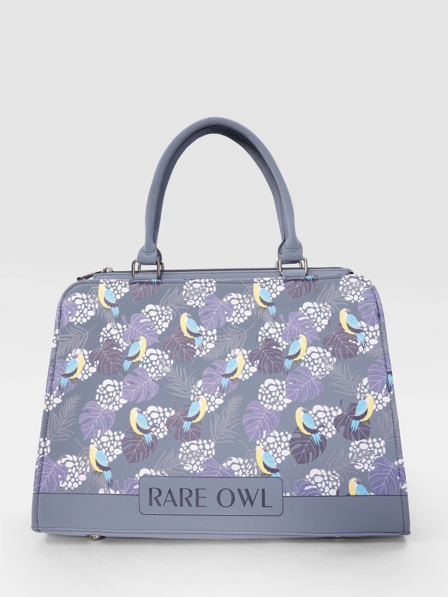 Parrot & Leaf Serenity Customized Tote Bag for Women | Rare Canvas