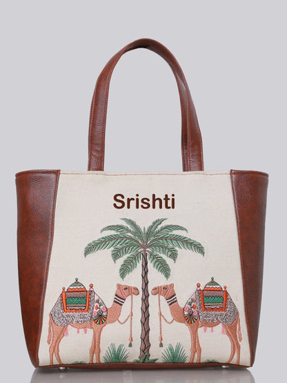 Royal Caravan Carryall Embroidered Tote