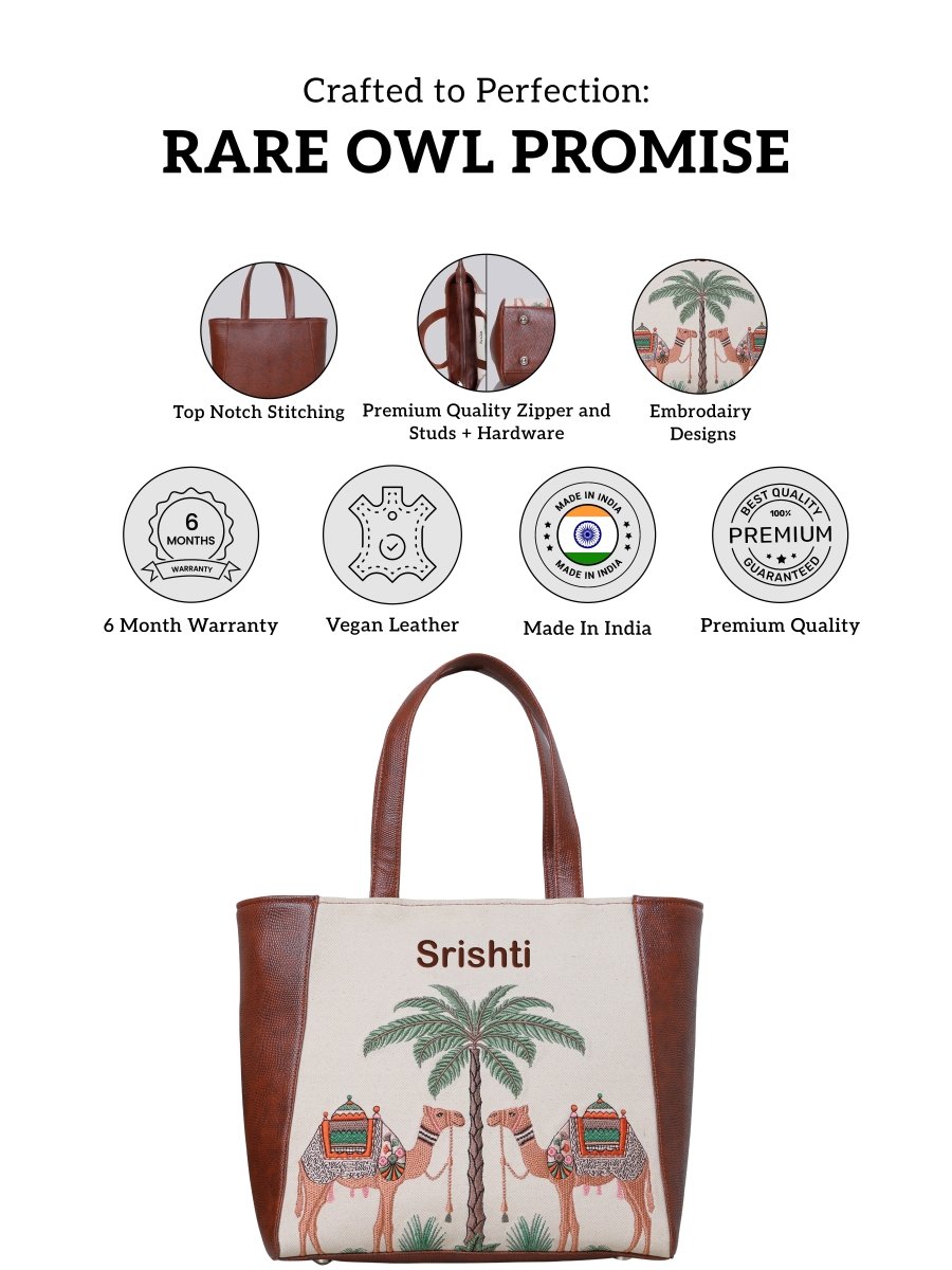 Royal Caravan Carryall Embroidered Tote