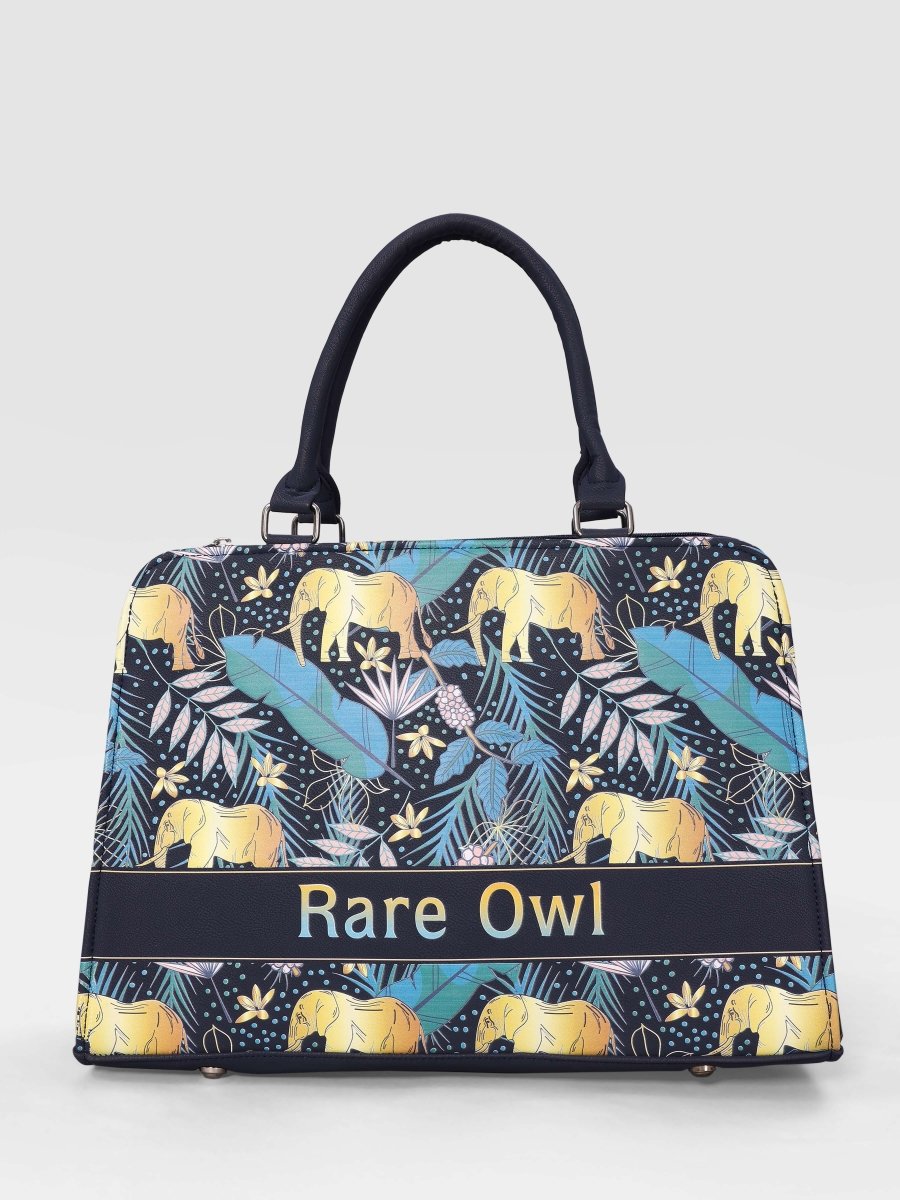 Royal Elephants Customized Tote Bag for Women | Rare Canvas