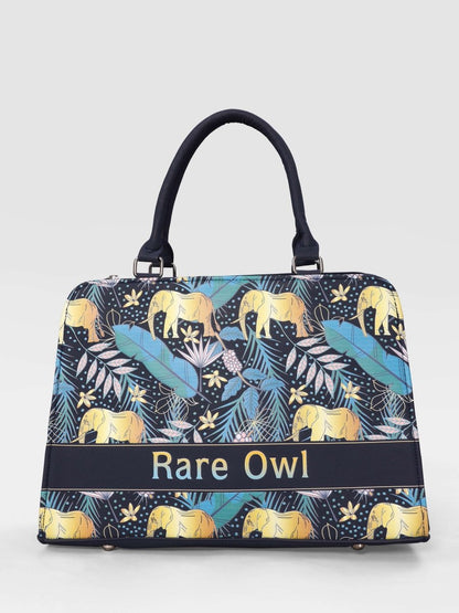 Royal Elephants Customized Tote Bag for Women | Rare Canvas