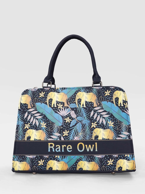Royal Elephants Customized Tote Bag for Women | Rare Canvas