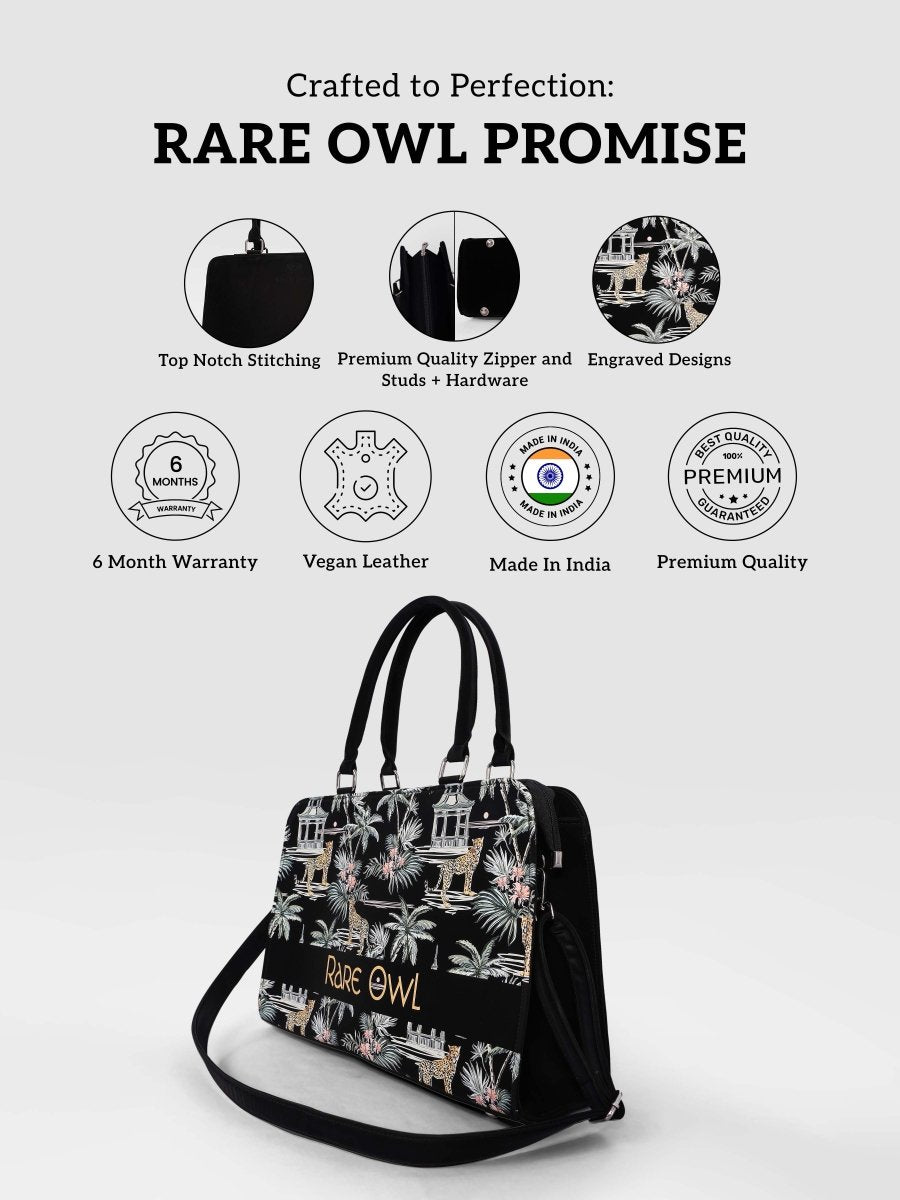 Safari Bliss Customized Tote Bag for Women | Rare Canvas