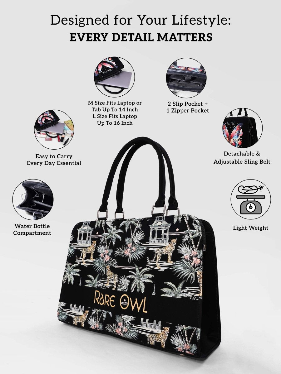 Safari Bliss Customized Tote Bag for Women | Rare Canvas