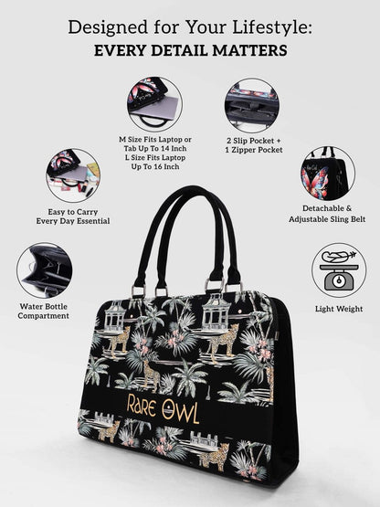 Safari Bliss Customized Tote Bag for Women | Rare Canvas