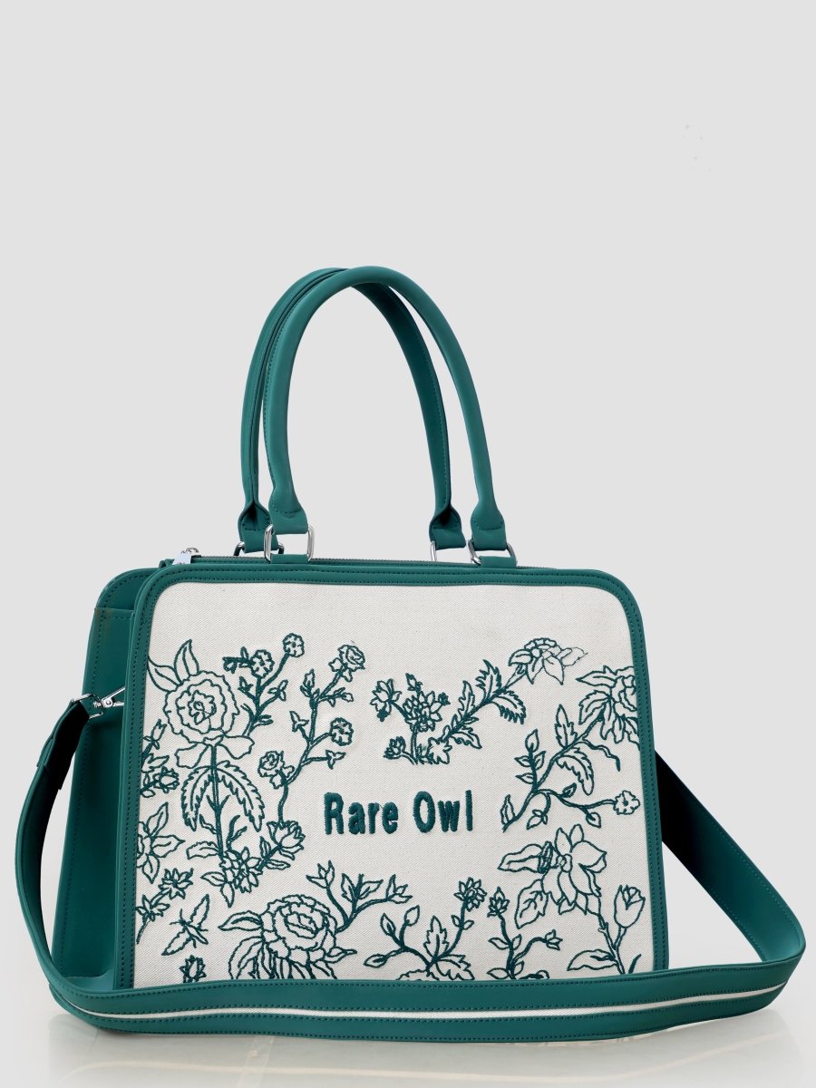 Verdant Grace Customized Embroidery Tote Bag