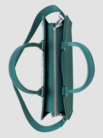 Verdant Grace Customized Embroidery Tote Bag